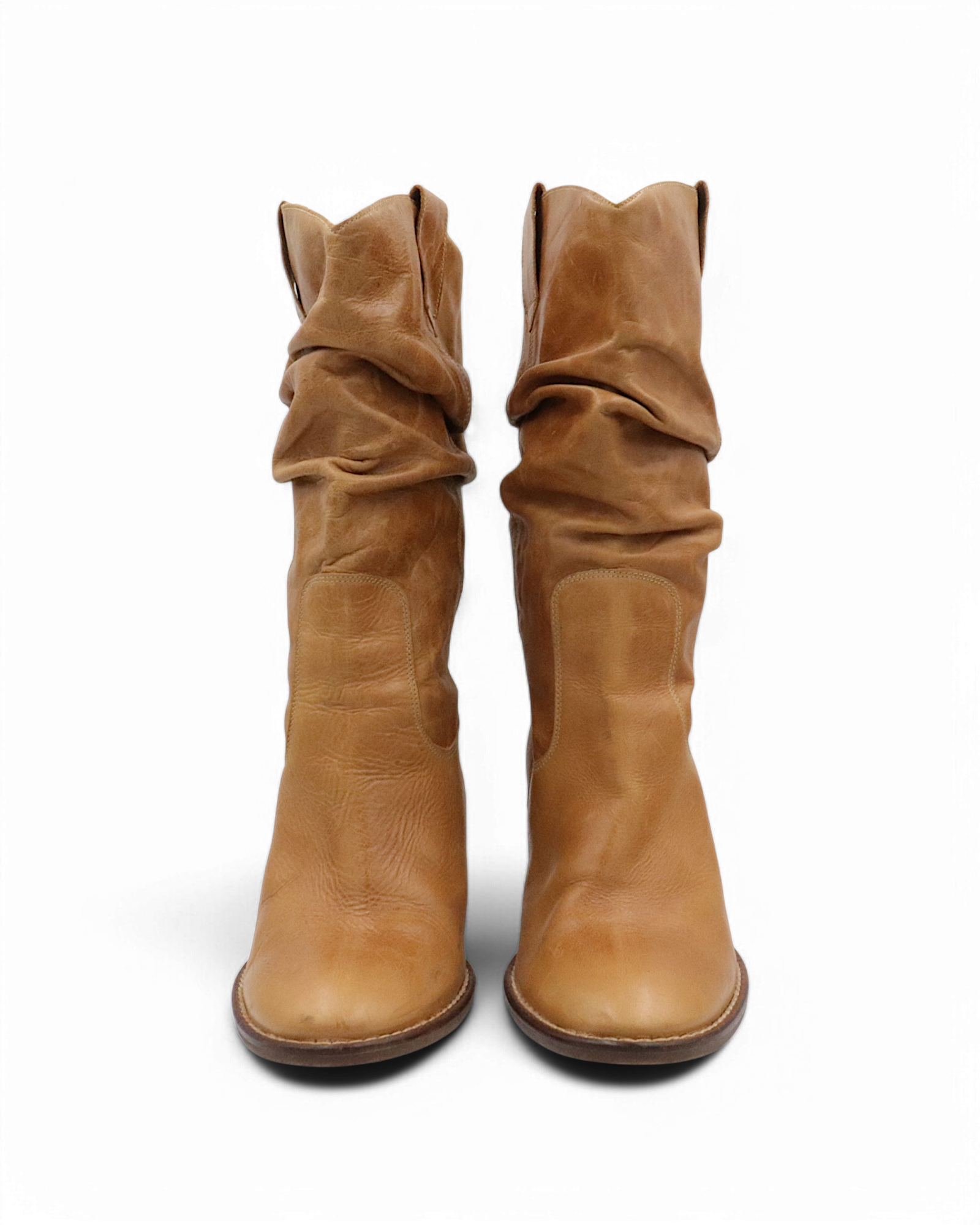 Destroy heeled cowboy boots