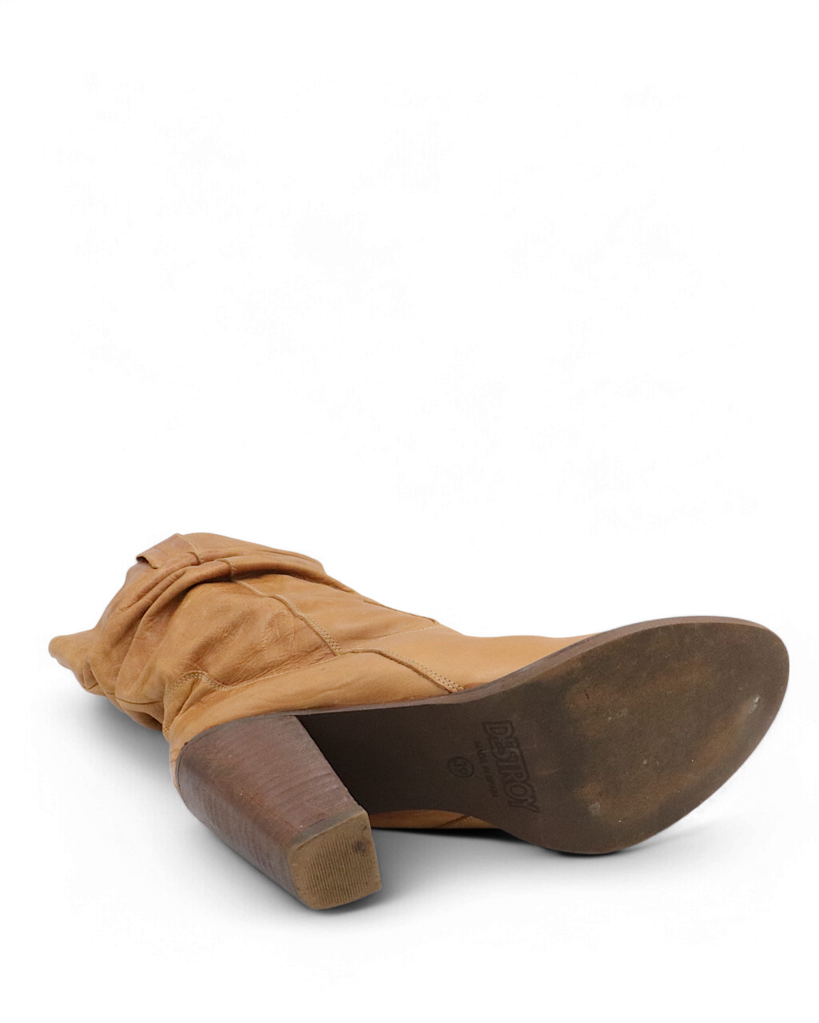 Destroy heeled cowboy boots