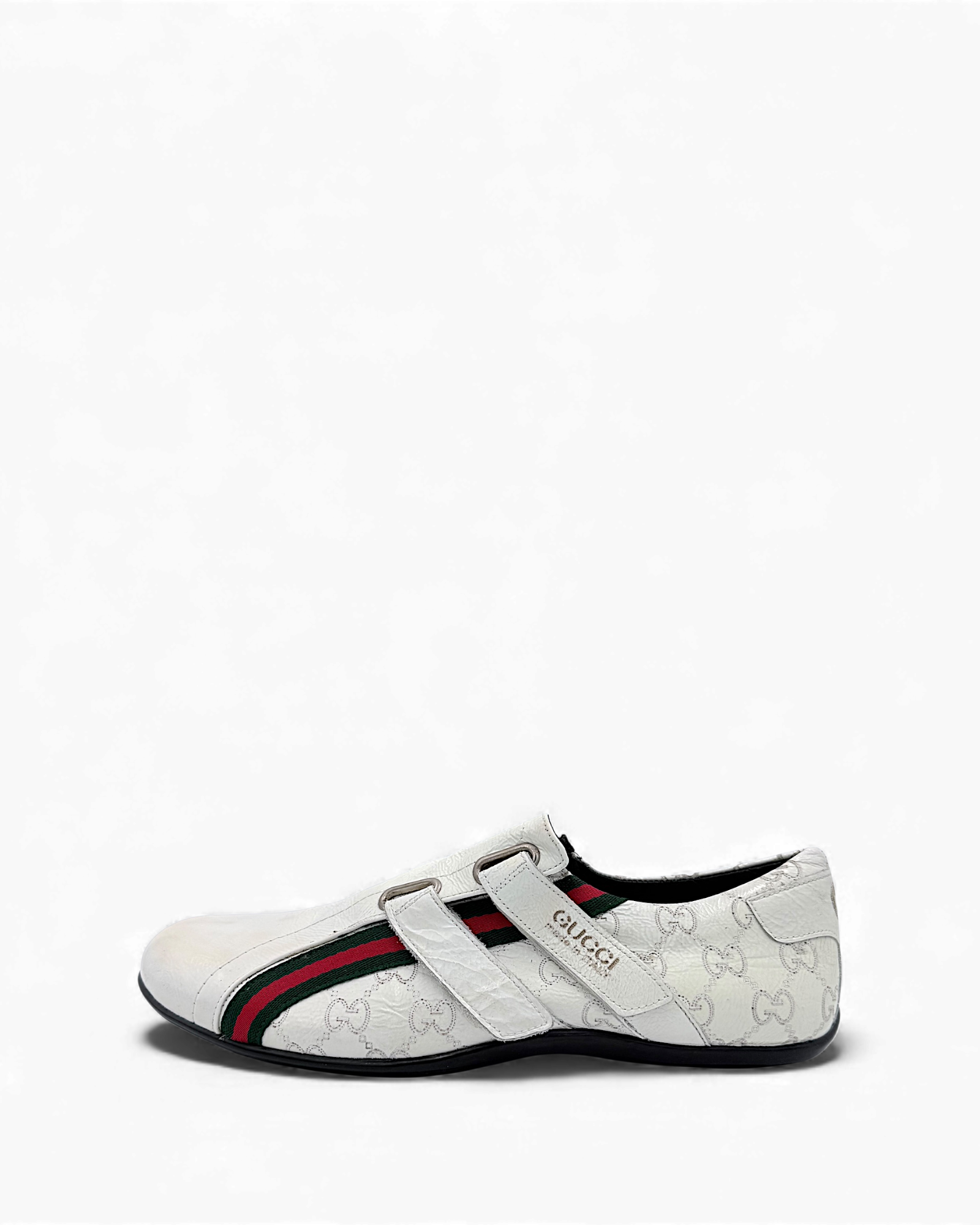 Gucci monogram velcro sneakers