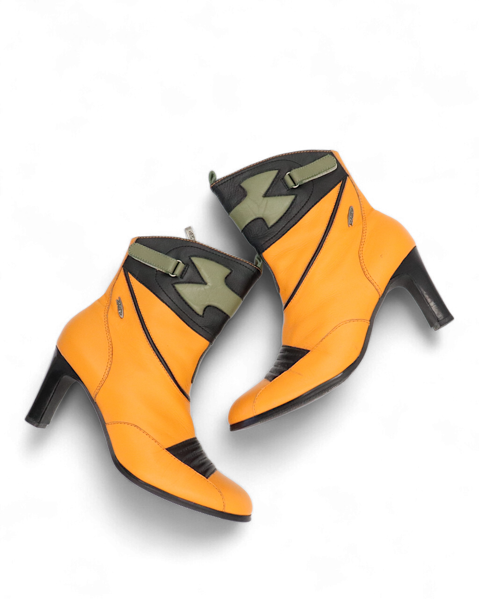 25x heeled moto boots