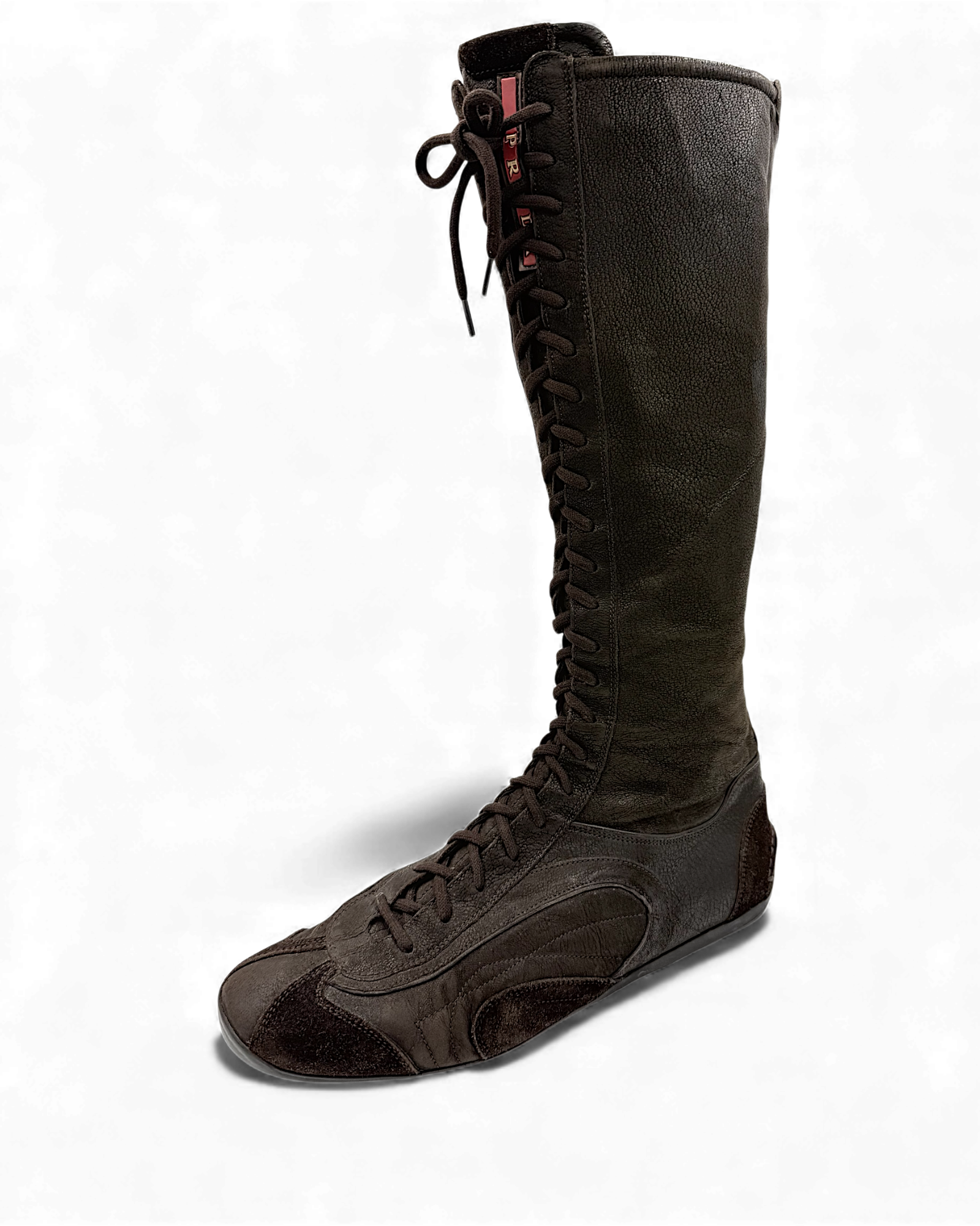 Prada ankle leather boots