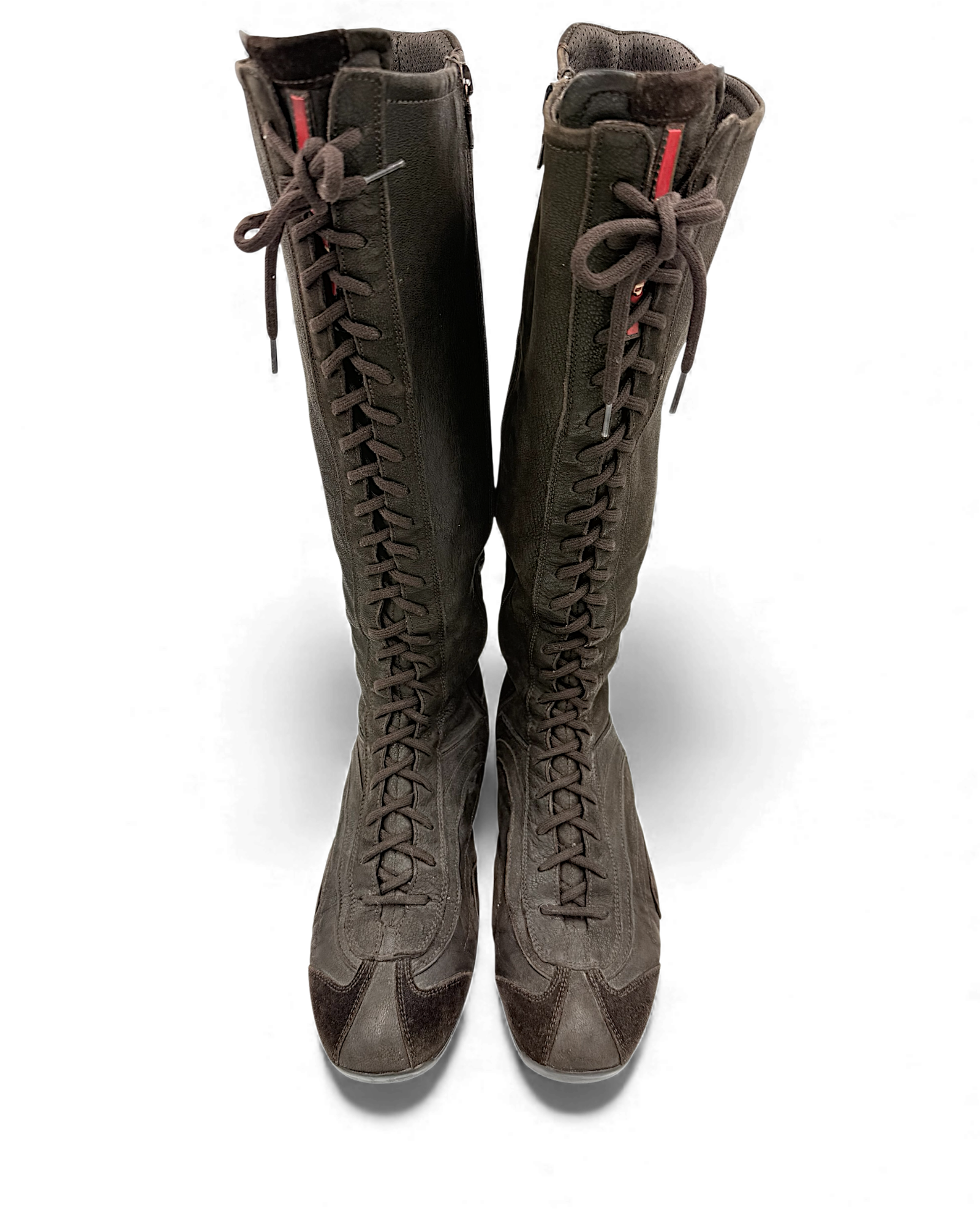 Prada ankle leather boots