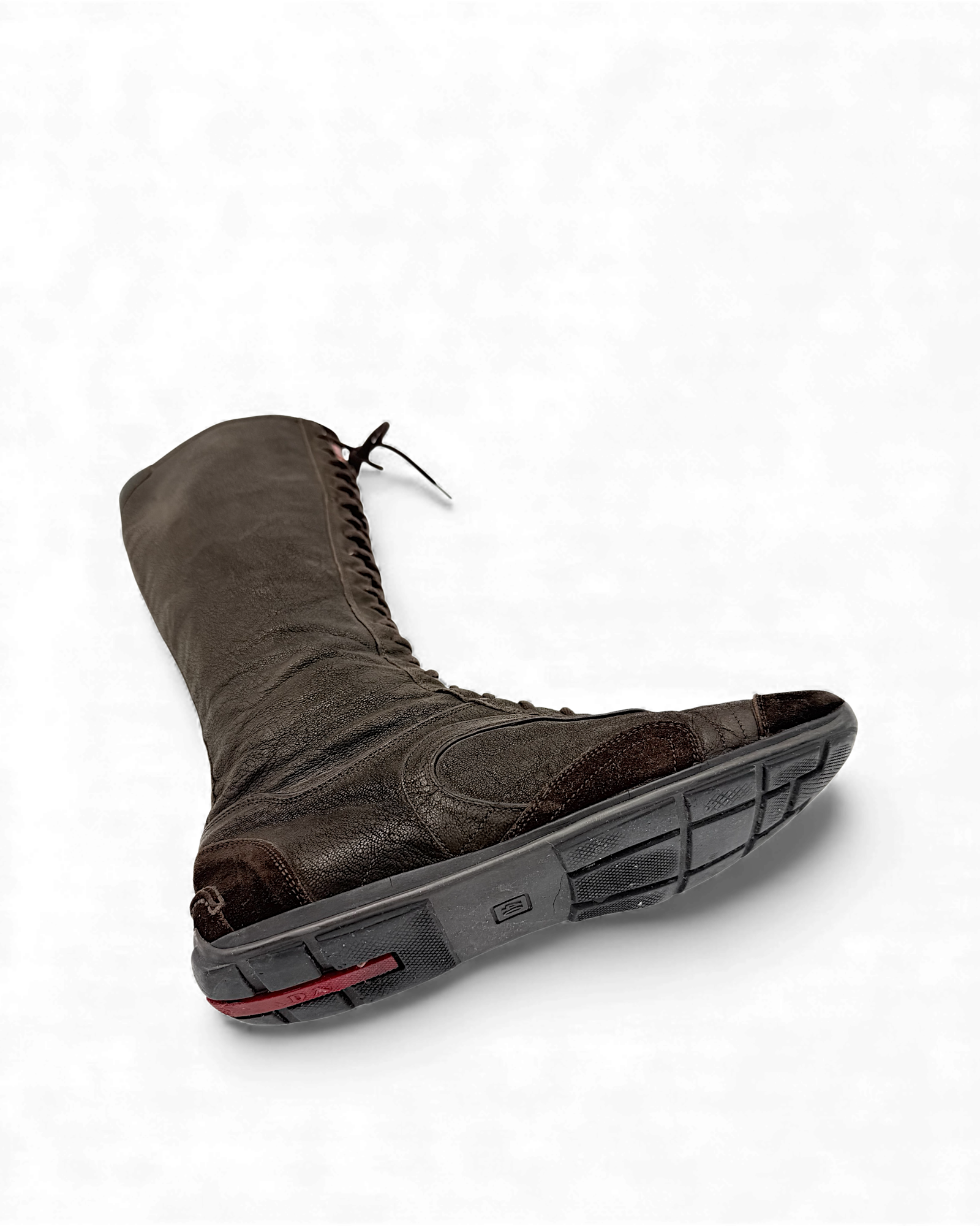 Prada ankle leather boots