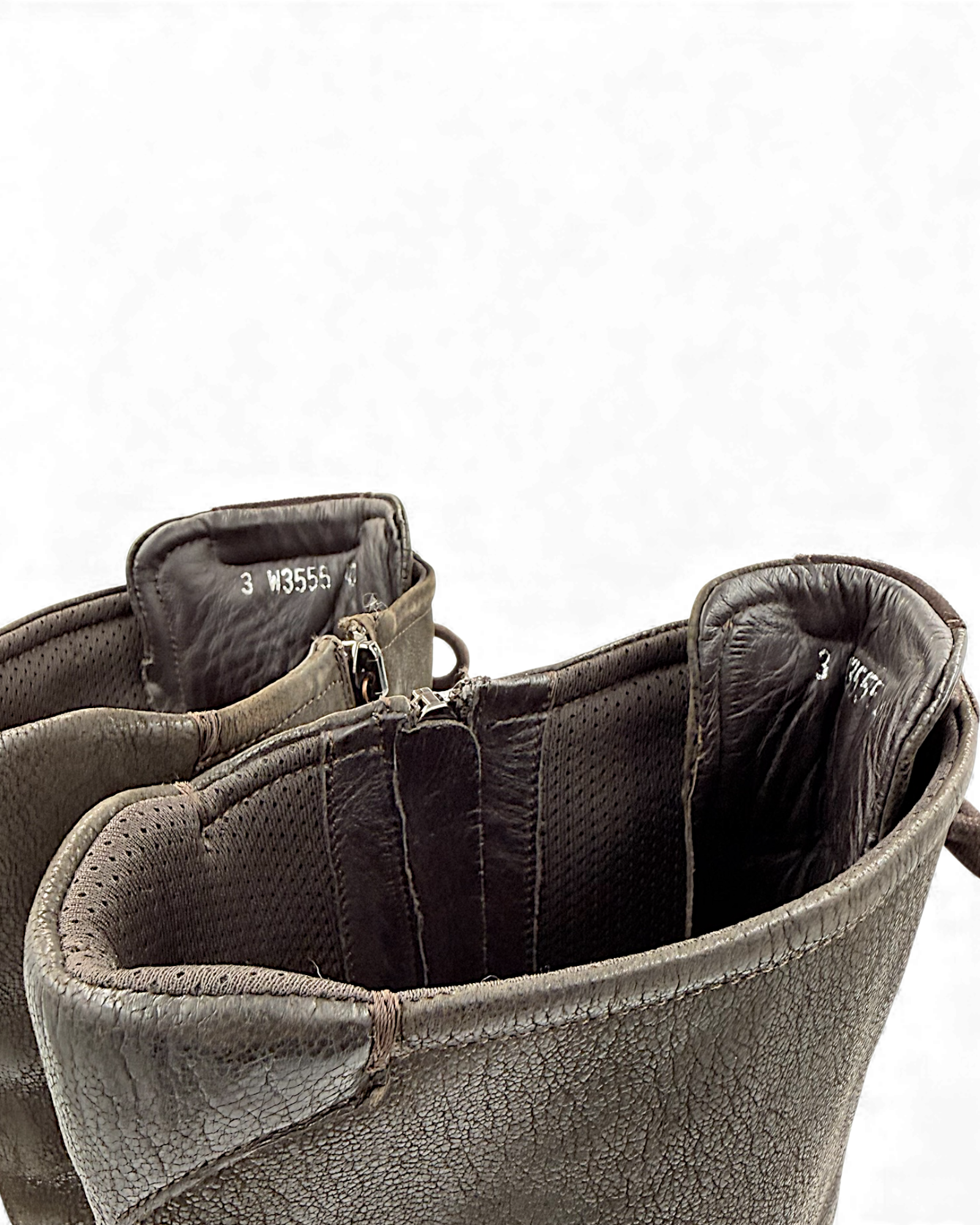 Prada ankle leather boots