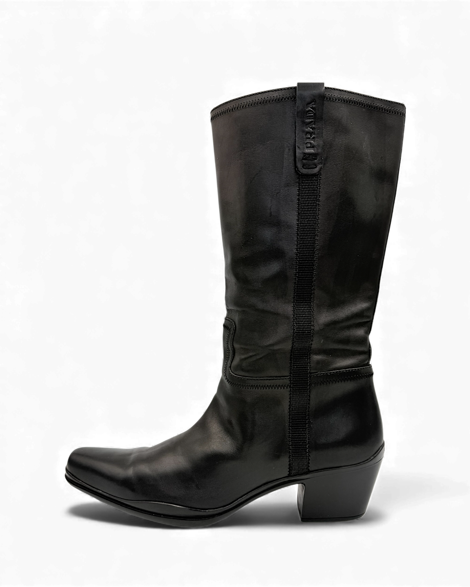 Prada western boots