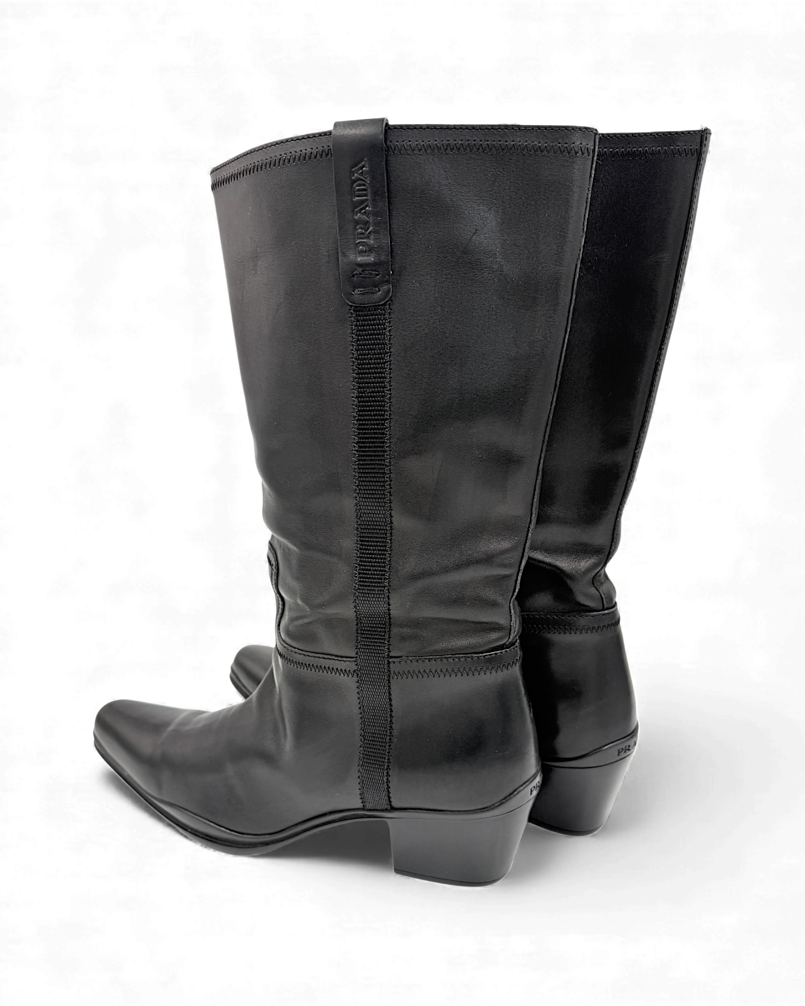 Prada western boots