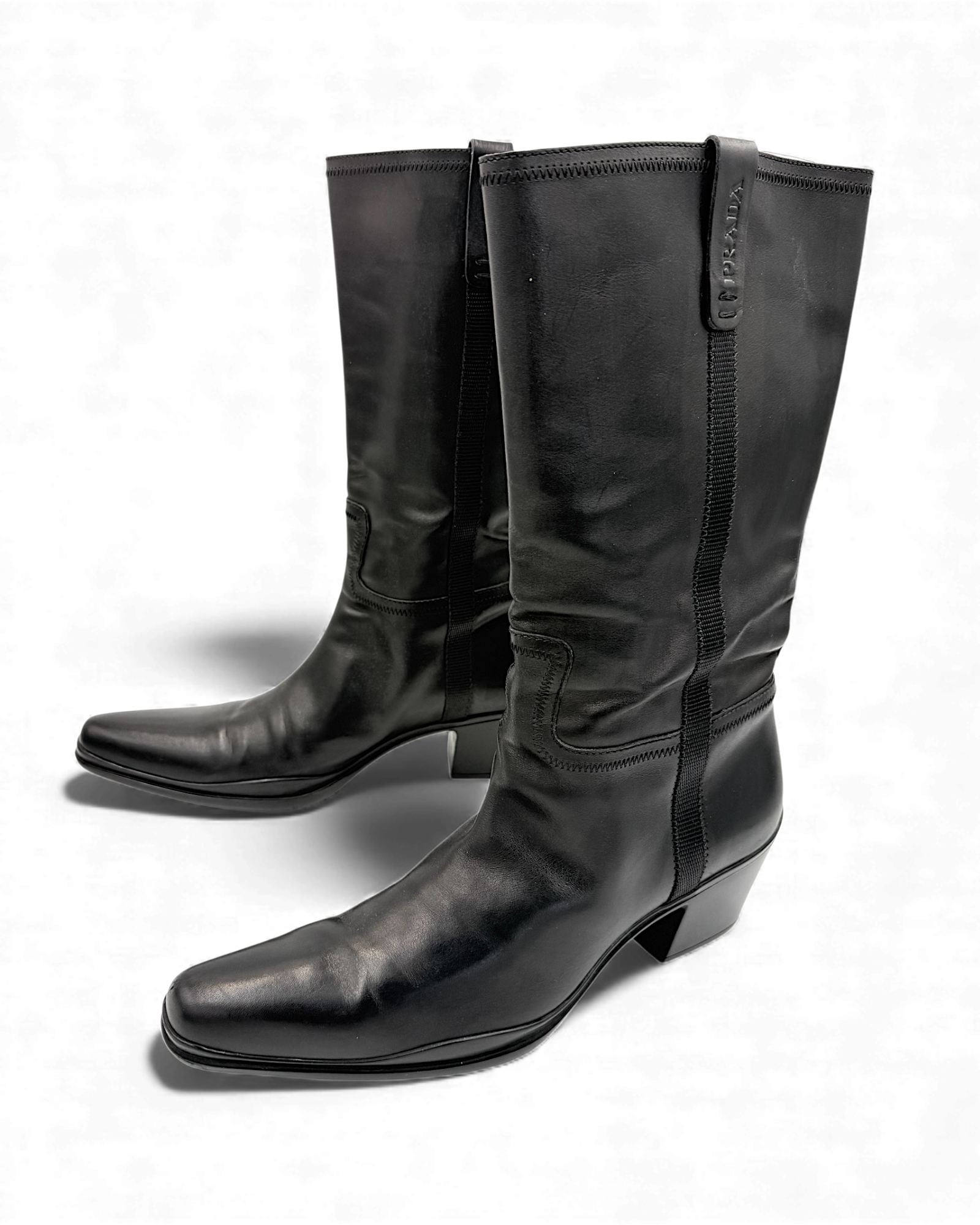 Prada western boots