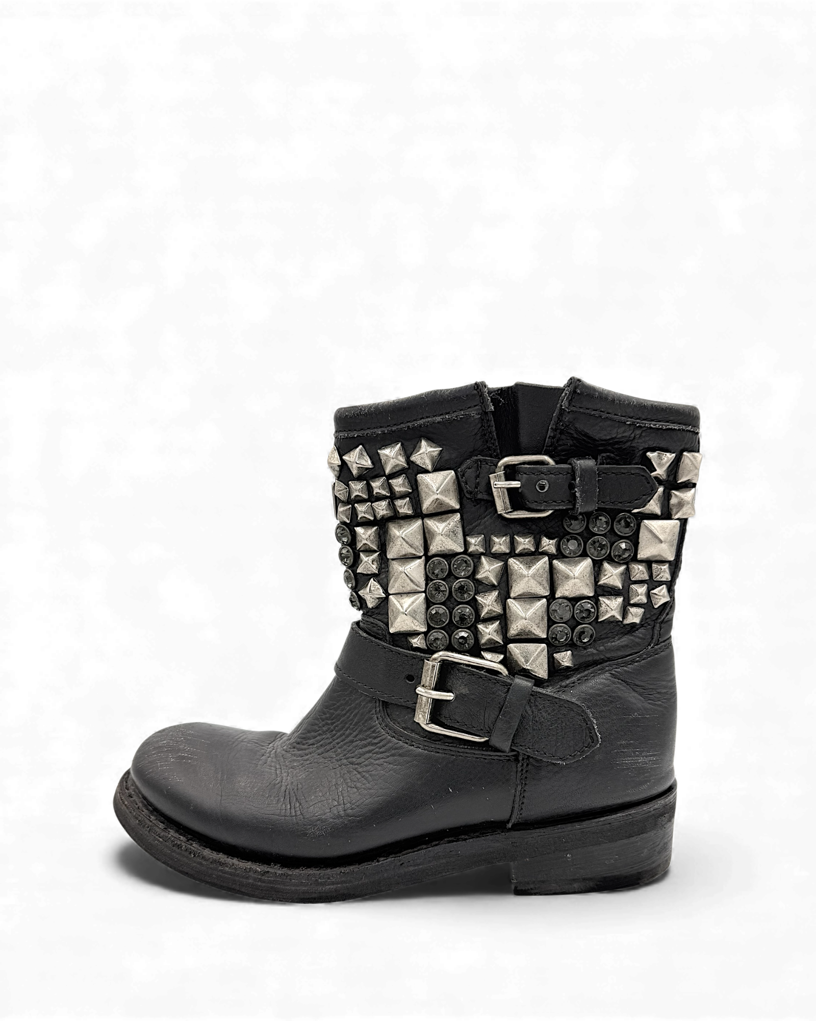 Ash biker boots