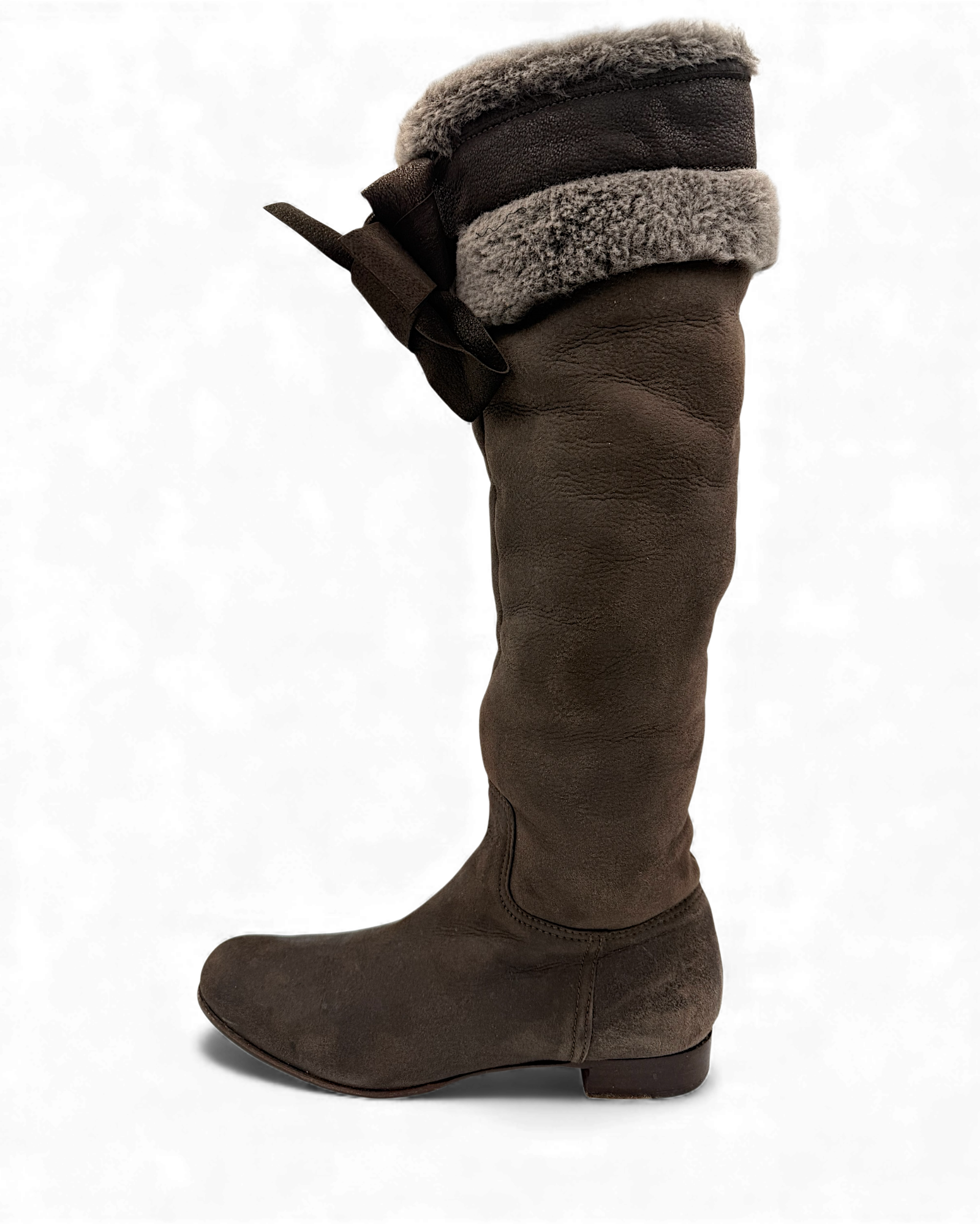 Miu Miu shearling boots