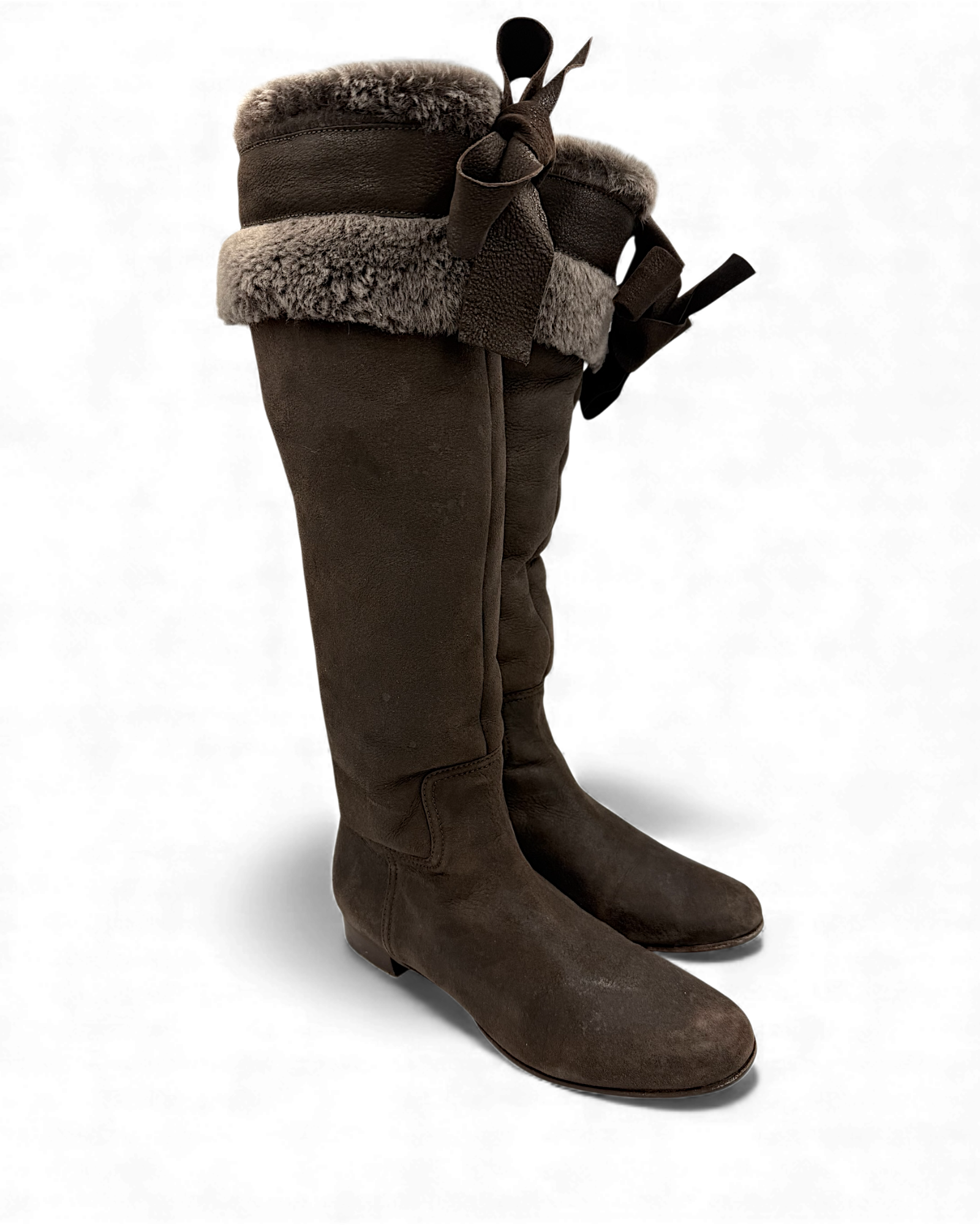 Miu Miu shearling boots