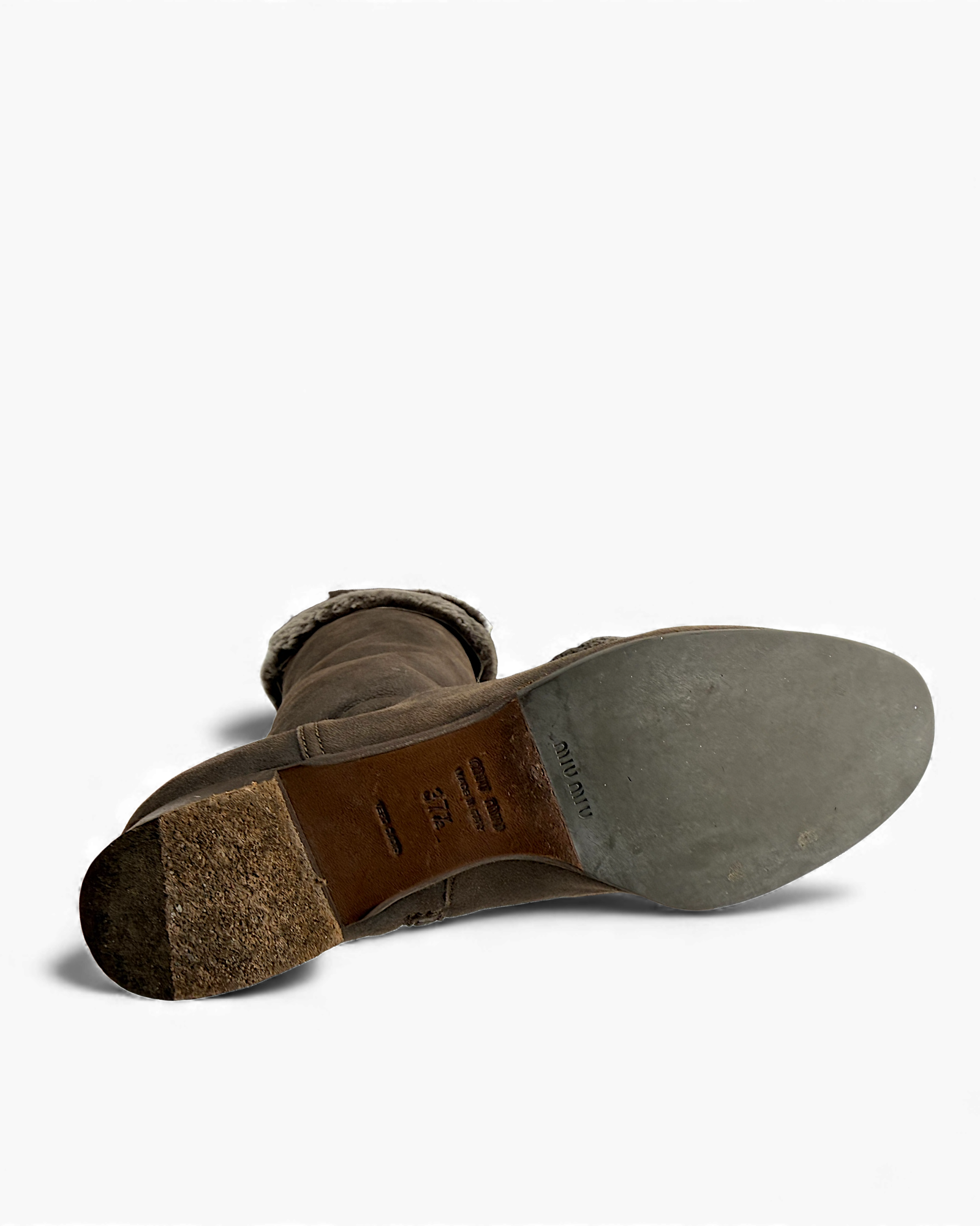 Miu Miu shearling boots