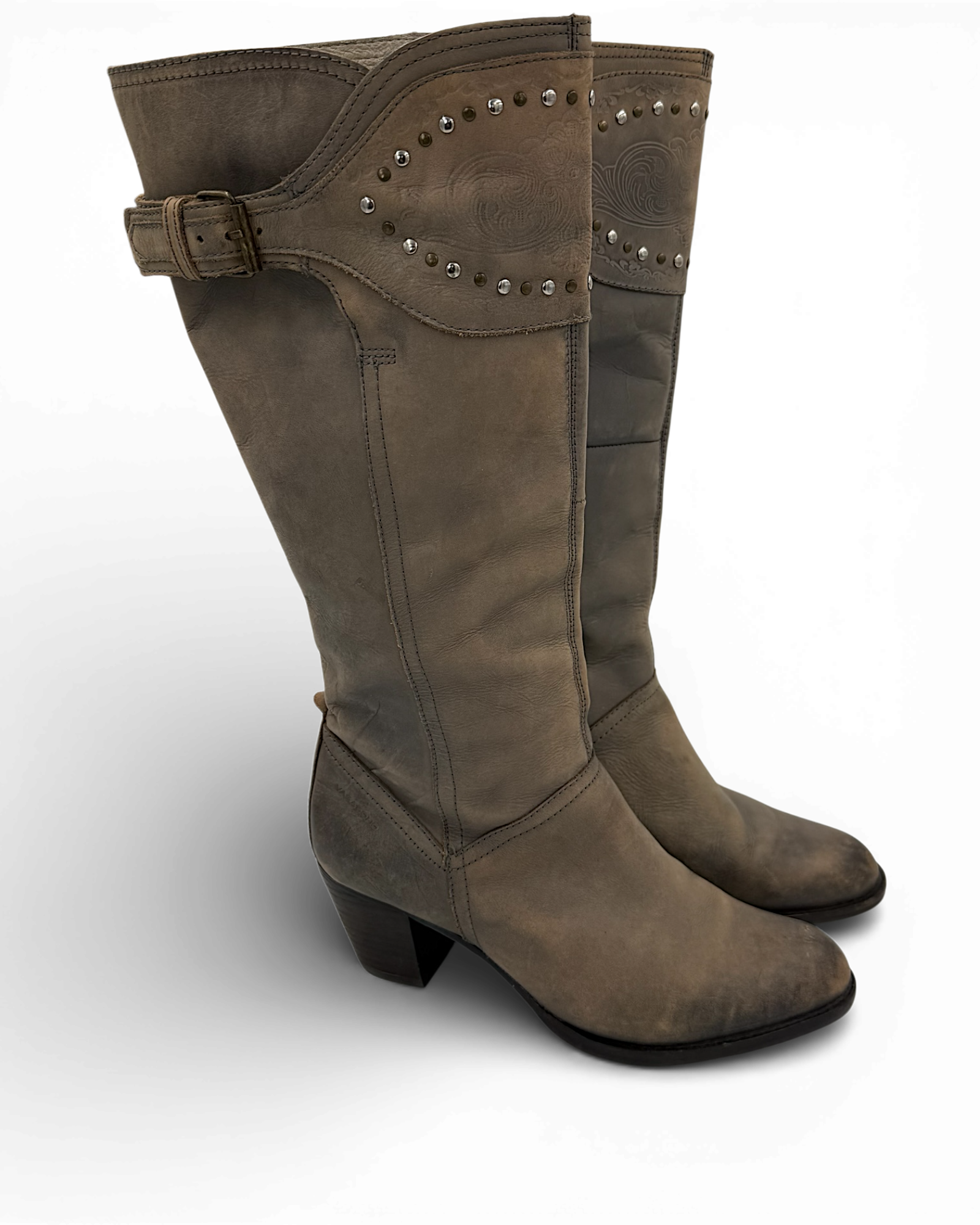 Vagabond western heeled boots
