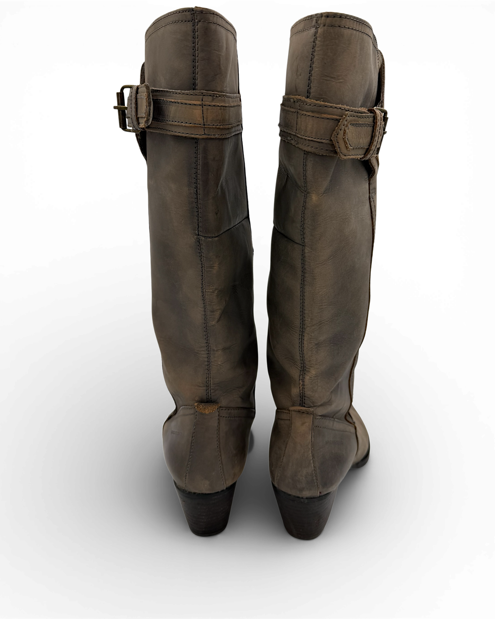 Vagabond western heeled boots