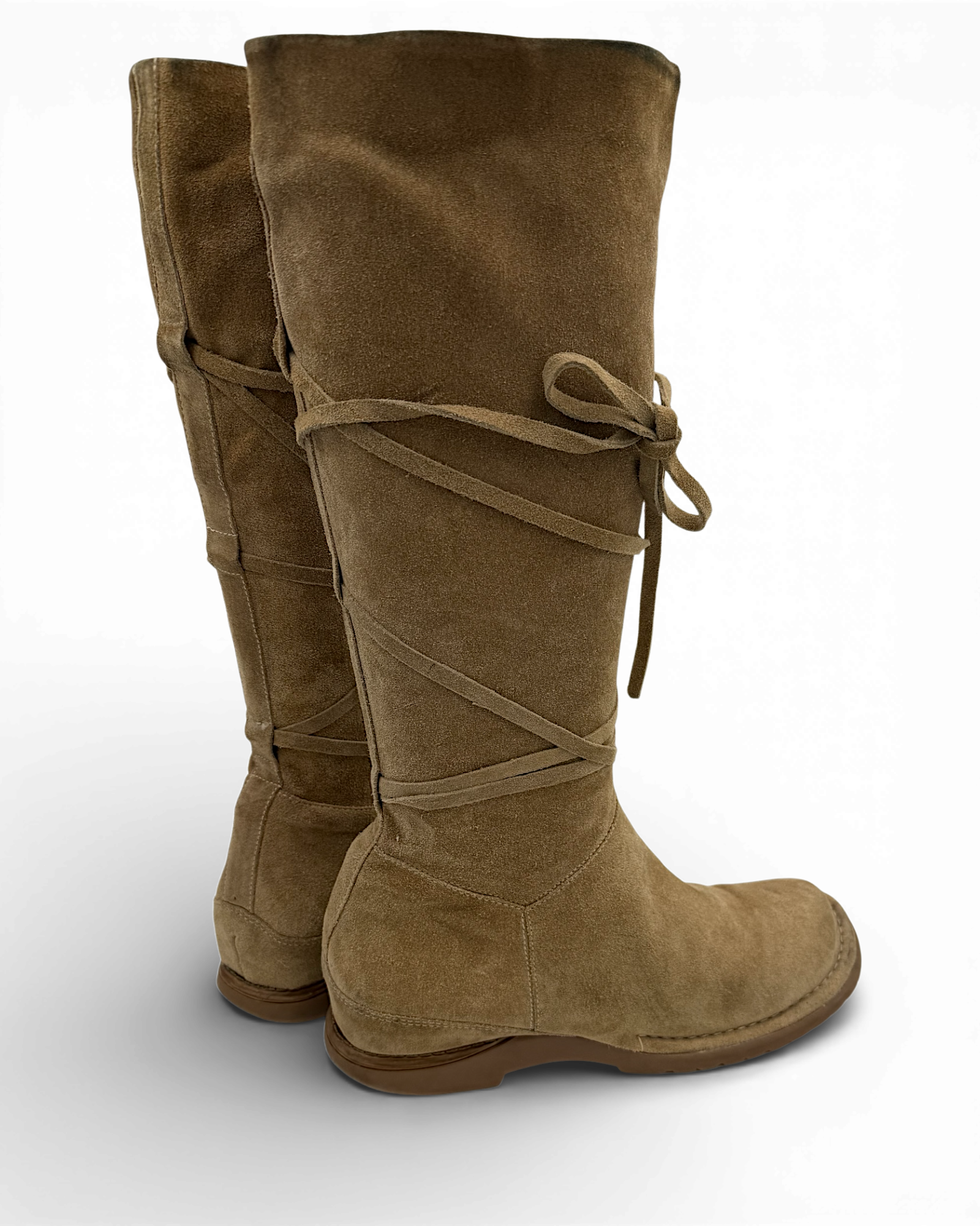Italian suede boots