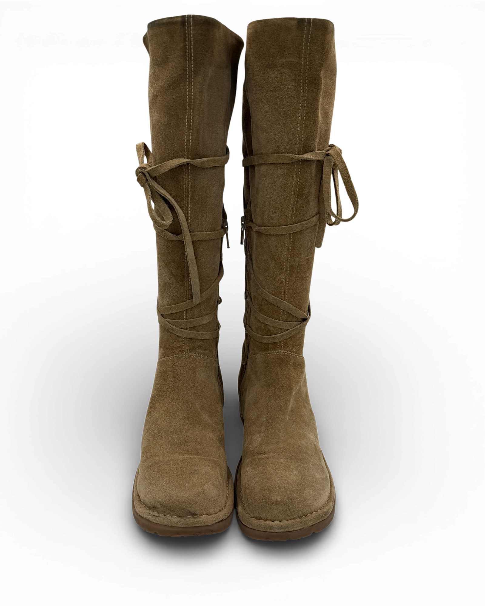 Italian suede boots