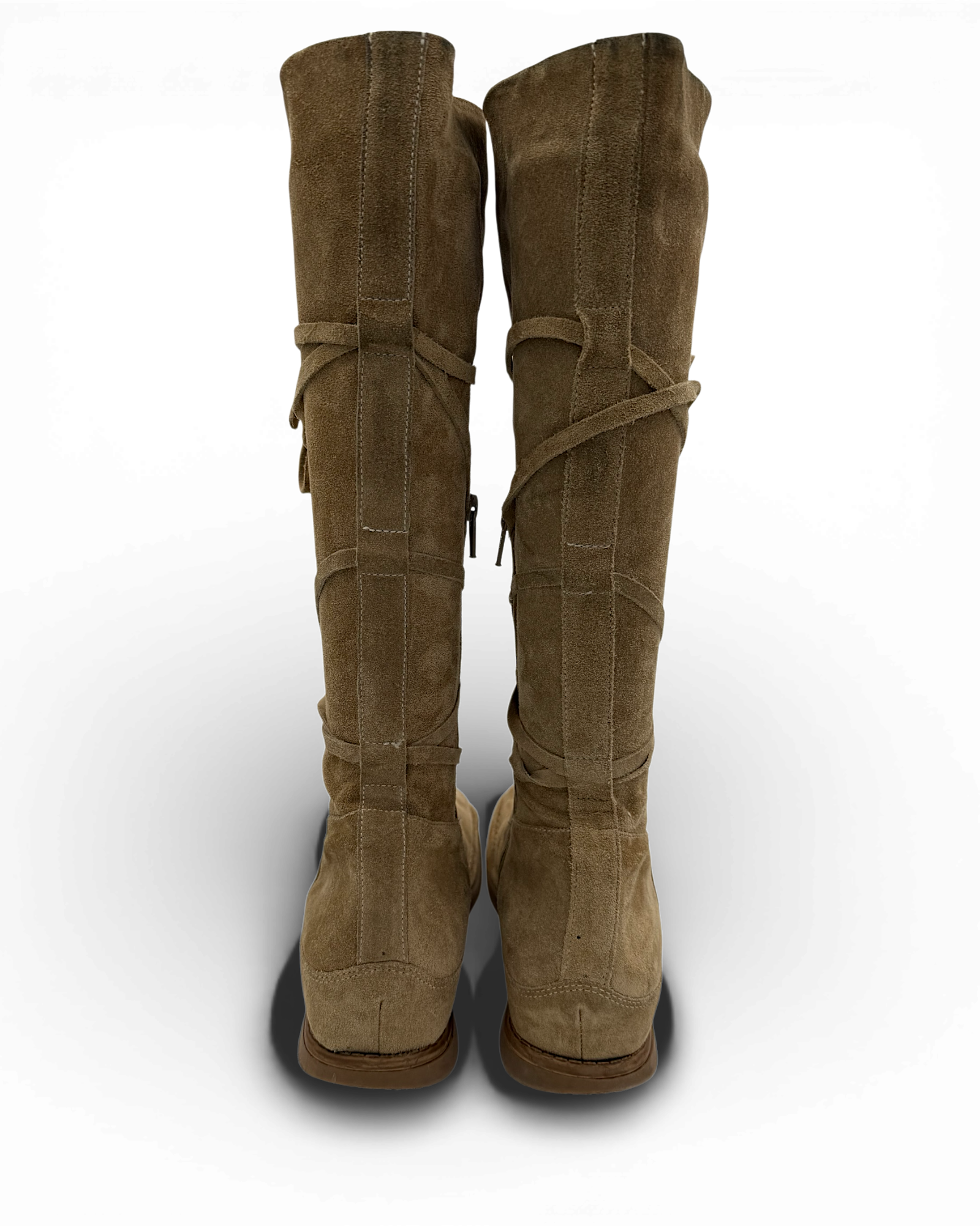 Italian suede boots