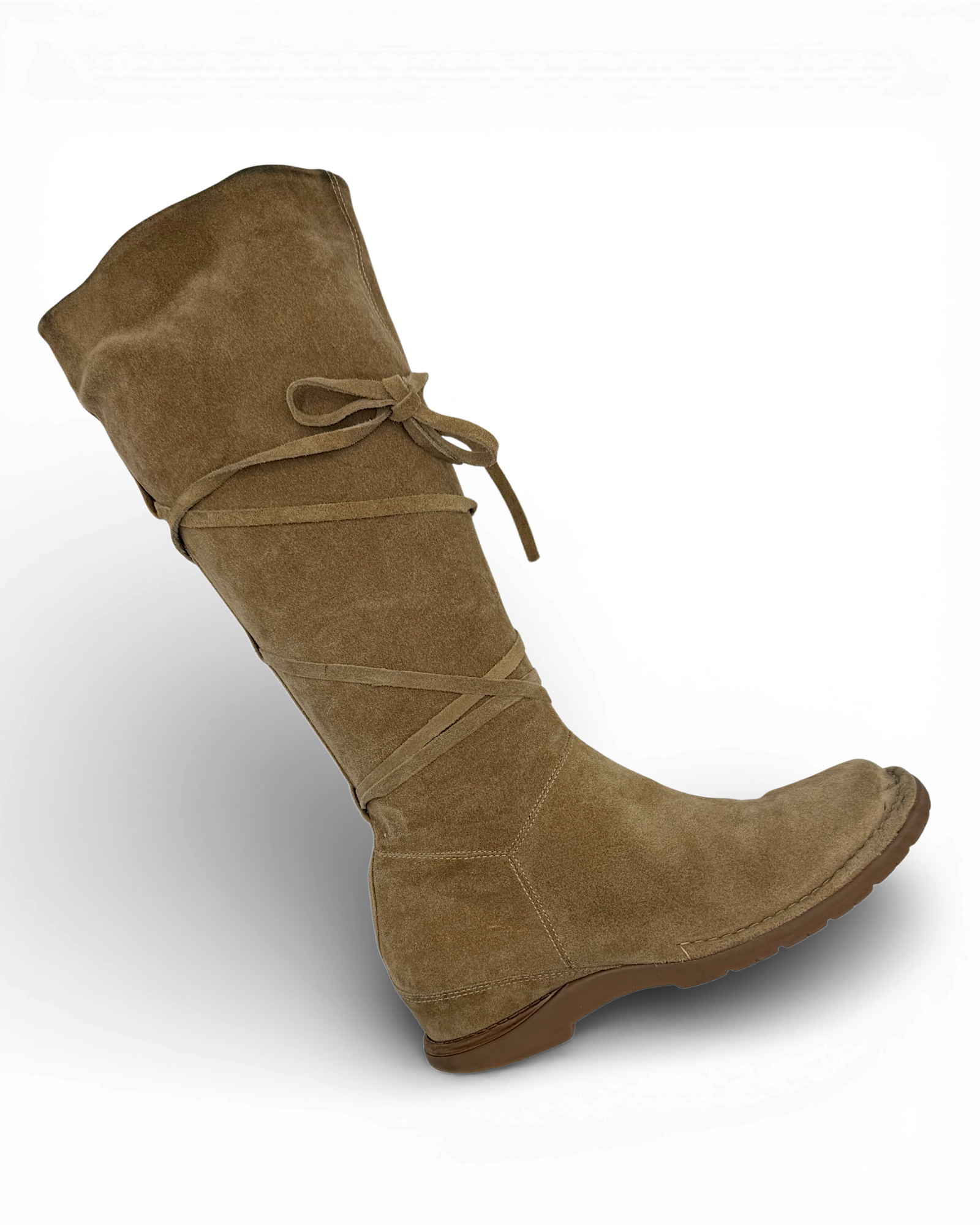 Italian suede boots